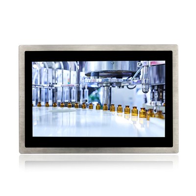 مقاوم للماء IP69K Panel PC 13.3 &quot;1920 X 1080 LCD الصناعية الكل في واحد لوحة الكمبيوتر