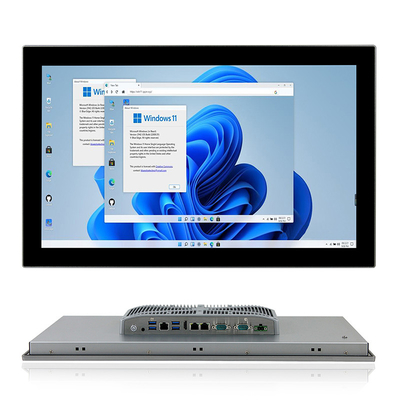 21.5 &quot;Fanless Industrial Panel PC J6412 Intel Elkhart Lake Capacitive Touch Screen