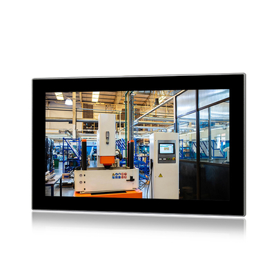 شاشة LCD صناعية مقاس 15.6 بوصة J6412 IP66 مقاومة للماء بدون مروحة 10 نقاط تعمل باللمس