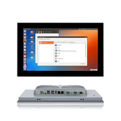 15.6 '' J1900 Front IP65 شاشة تعمل باللمس الصناعية للكمبيوتر المدمج