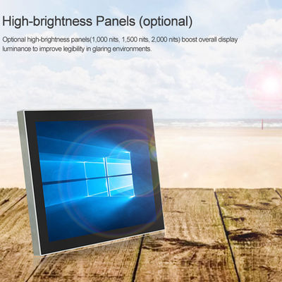 ارتفاع ضغط IP69K مقاوم للماء لوحة HMI PC Intel Celeron J1900 شاشة تعمل باللمس