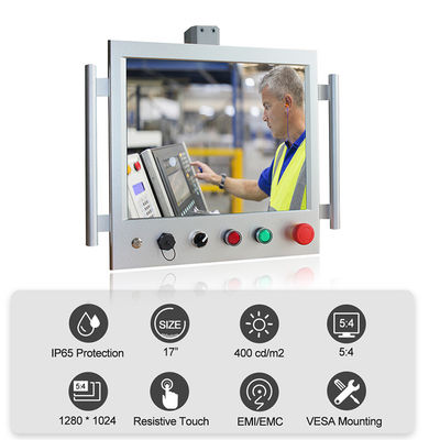 OEM بدون مروحة الصناعية HMI لوحة PC الفولاذ المقاوم للصدأ ناتئ