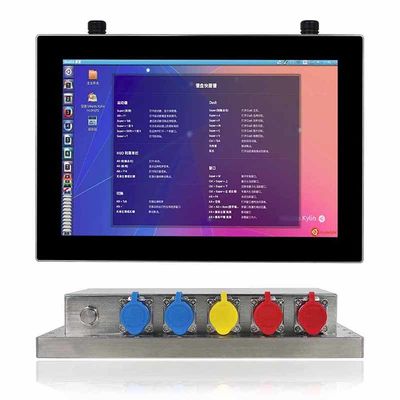 450cd / M2 SUS304 شاشة تعمل باللمس مقاومة للماء PC 12 بوصة لصناعة اللحوم