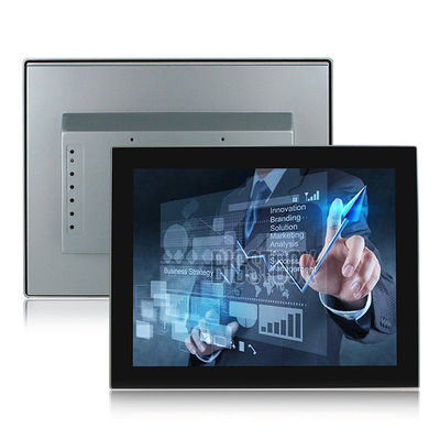 1280 × 1024 NTSC شاشة تعمل باللمس بالسعة 450cd / M2 سبائك الألومنيوم PCAP