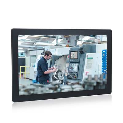 I7-8565U IP65 شاشة تعمل باللمس PC 24V 21.5 &quot;FHD LED كمبيوتر صناعي بدون مروحة