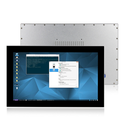 جهاز كمبيوتر خارجي يعمل باللمس IP69K Linux PCAP مقاس 15.6 بوصة مقاوم للماء