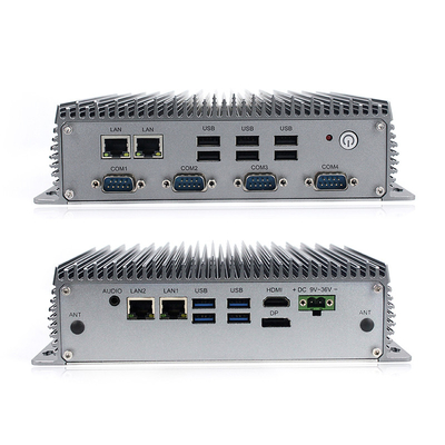 صندوق صغير بدون مروحة صناعي PC DC 9V - 36V 8th Gen 4GB M.2 120G SSD