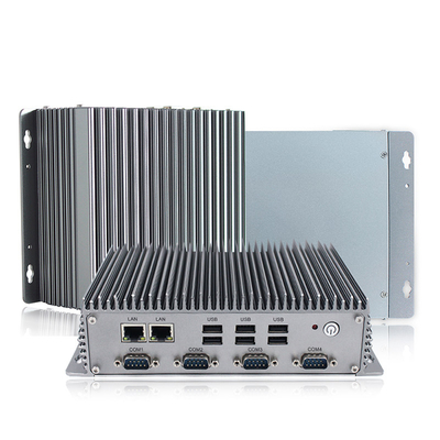 صندوق صغير بدون مروحة صناعي PC DC 9V - 36V 8th Gen 4GB M.2 120G SSD