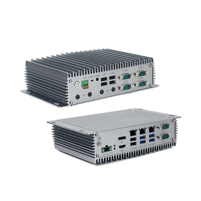 صندوق الكمبيوتر الصناعي المضمن بدون مروحة 12th Gen Intel Elkhart Lake J6412 3XLAN Ports