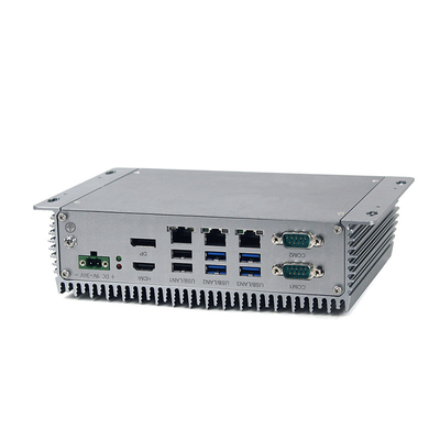 OEM Rugged Industrial Fanless Mini PC DC24V Wins10 / Linux 3 LAN