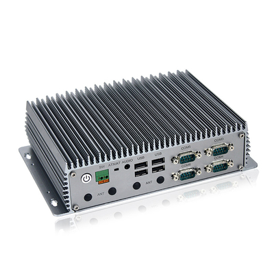 كمبيوتر صناعي صغير بدون مروحة 12th Gen J6412 رباعي النوى 2.0 جيجا هرتز 3xLAN RS232 RS422 RS485