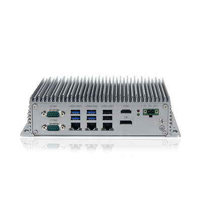 كمبيوتر صغير بدون مروحة مدمج J6412 DDR4 M.2 SSD 3xRJ45 Lan Linux / Win10 Pro