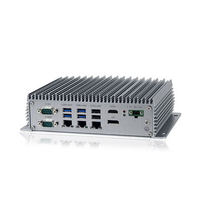 OEM Rugged Industrial Fanless Mini PC DC24V Wins10 / Linux 3 LAN