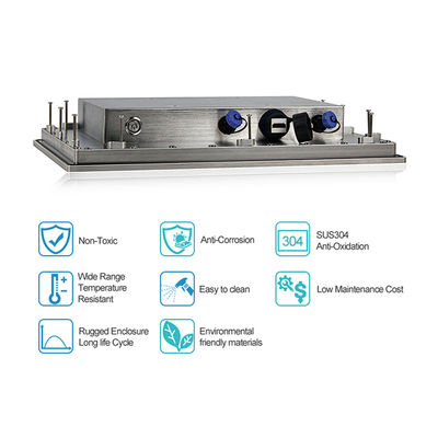 IP69K Industrial Panel PC 3855U CPU 13.3 بوصة لوحة مقاومة للماء