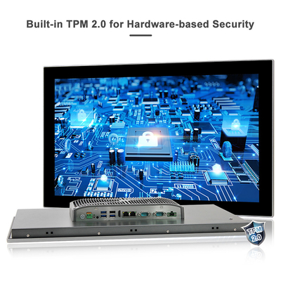 21.5 &quot;LED Rugged Panel كمبيوتر 400 Cd / M2 شبكة مزدوجة 4 USB 2 COM
