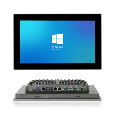 13.3 &quot;LCD Intel J6412 Industrial HMI لوحة شاشة تعمل باللمس مثبتة على الكمبيوتر مع 2 RS485