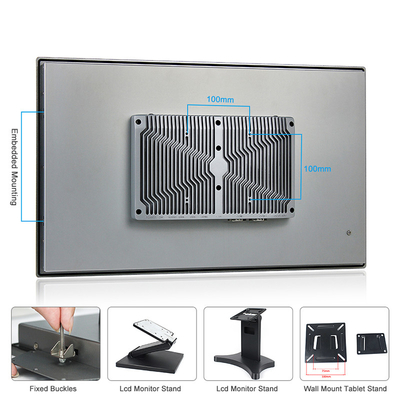 21.5 &quot;Fanless Industrial Panel PC J6412 Intel Elkhart Lake Capacitive Touch Screen