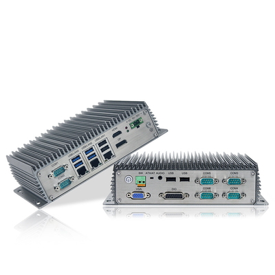 جهاز كمبيوتر صغير بدون مروحة صناعي عالي القوة من Celeron J6412 USB يعمل بنظام Linux مع شبكة Wifi