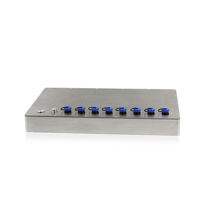 لوحة من الفولاذ المقاوم للصدأ تعمل باللمس بدون مروحة PC AISI304 / 316 Rs232 Hmi Lan Usb