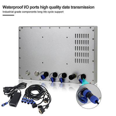 12 &quot;J1900 IP65 / IP66 / IP67 / IP69K شاشة تعمل باللمس مقاومة للماء PC الكل في واحد لوحة الكمبيوتر