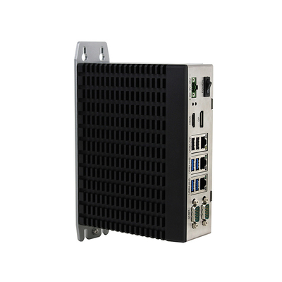 J6412 CPU Industrial Embedded Box PC TPM 2.0 Windows 10/11 نظام Linux Ubuntu