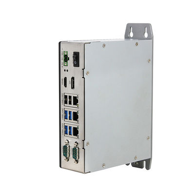 DIN Rail Industrial Mini Computer Fanless Multi Lan 6 USB 2 COM