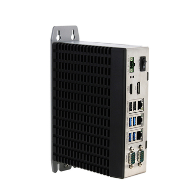 J6412 3 LAN 2 COM الكمبيوتر الصناعي المضمن بدون مروحة للتحكم الصناعي