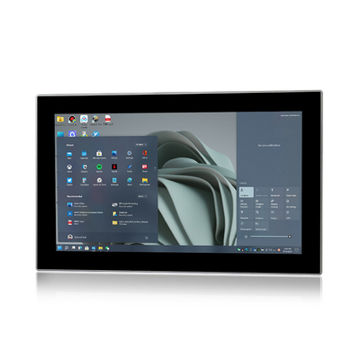 15.6 بوصة وعرة مضمنة الكمبيوتر شاشة عريضة IP65 Windows11 100 * 100 VESA تصاعد