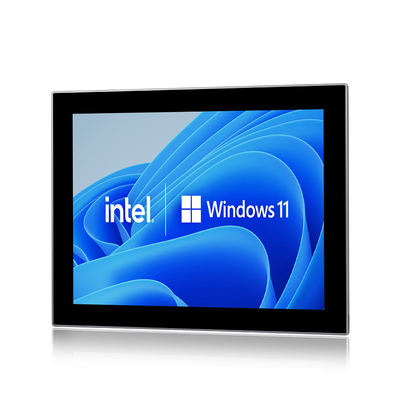 15 &quot;لوحة صلبة مثبتة على الحائط X86 Windows11 شاشة تعمل باللمس بالسعة بدون مروحة IP65