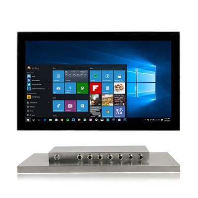 الجيل السادس IP67 HMI Industrial Panel Pc 10 Point PCAP 21.5 بوصة