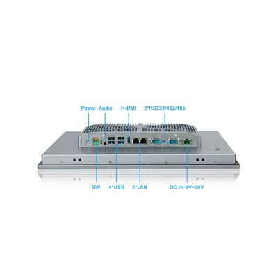 عالية السطوع HMI PCAP الصناعية لوحة اللمس PC الكل في لوحة واحدة