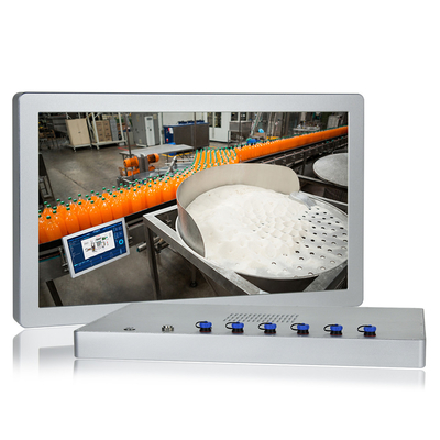 Intel 6th Skylake-U SOC All In One IP69K Panel PC RS485 RS232 HMI تعمل باللمس
