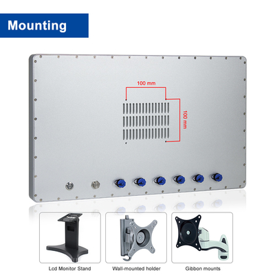 Intel 6th Skylake-U SOC All In One IP69K Panel PC RS485 RS232 HMI تعمل باللمس