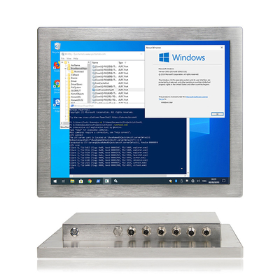 J1900 كمبيوتر صناعي مقاوم للماء 4GB DDR3 Windows 7/8/10 كمبيوتر مضمن