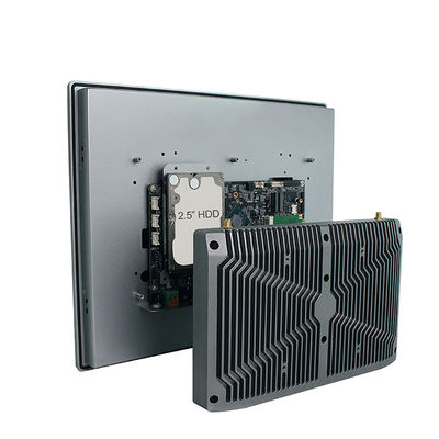 IP65 المدمج في الفولاذ المقاوم للصدأ لوحة الكمبيوتر 15 بوصة J1900 4G RAM 64GB SSD TPM 2.0