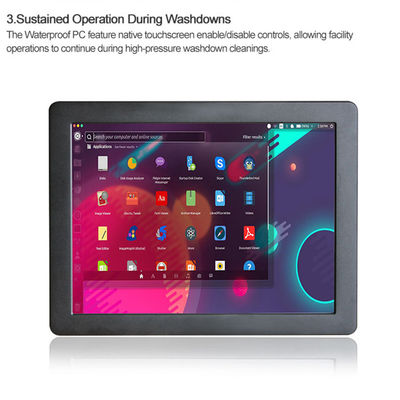 Hmi Vesa Industrial Panel Mount Pc ، Ip69k Touch Panel Computer