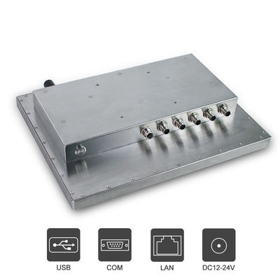 15 بوصة I5 6200u Inox Industrial Panel Pc مع شاشة تعمل باللمس استخدام تعبئة المواد الغذائية