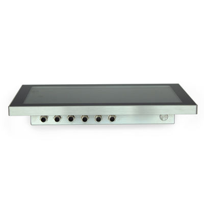 الصناعة الكيميائية HDMI لوحة الفولاذ المقاوم للصدأ الكمبيوتر ، IP66 الكمبيوتر الطبي بدون مروحة