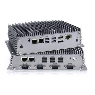 OEM Win10 DDR4L MSATA كمبيوتر صغير بدون مروحة صناعي I5 مضغوط متين ومدمج