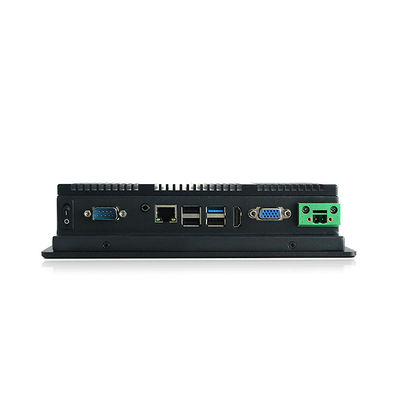 500 Nits PCAP Flat Bezel 7 بوصة لوحة الكمبيوتر ، سيليرون الصناعية شاشة تعمل باللمس الكمبيوتر