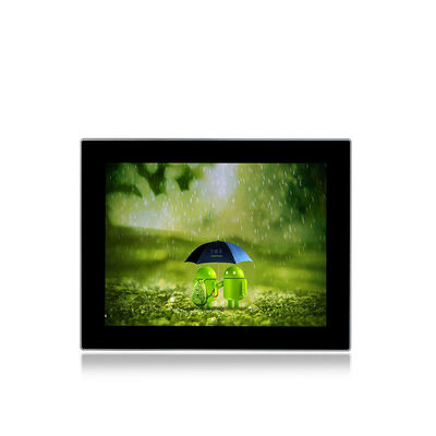 مثبت على الحائط 4 * USB Android Touch Panel PC 12 بوصة مقاس RoHS اعتماد
