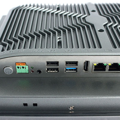 Wifi BT Industrial All In One Pc Touch Screen Intel I3 8th X86 Ubuntu مقاوم للماء