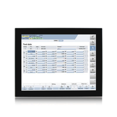 X86 15 &quot;Windows Industrial All In One Touch Screen Mount 6 * COM