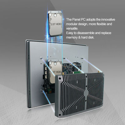 OEM ODM 15 &quot;X86 Pcap الكل في واحد شاشة تعمل باللمس سطح المكتب I7 المعالج بدون مروحة
