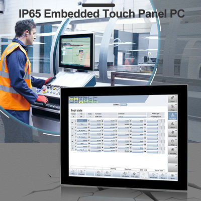 IP65 RJ45 TPM2.0 لوحة اللمس المدمجة PC 8th Gen I5-8365U مثبت على الحائط