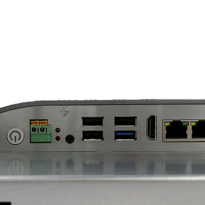 15.6 &quot;FHD 8565U Ip65 شاشة لمس مقاومة للماء PC Windows 10 2 LAN