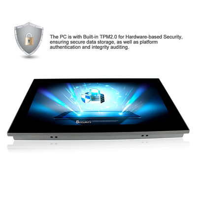IP67 IP68 IP69K مقاوم للماء بشاشة تعمل باللمس الكمبيوتر مع TPM 8th Gen I3