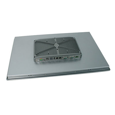 مانعة لتسرب الماء 21.5 &quot;24v الصناعية المزدوجة Lan Pc لوحة تعمل باللمس بدون مروحة