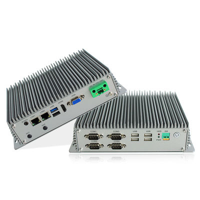 Windows7 Rugged Embedded Computer 4 * RS232 الاستخدام الصناعي