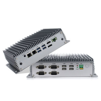 8th Gen I5 8265U صندوق صغير للكمبيوتر الصناعي المضمن بدون مروحة